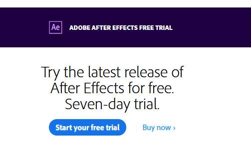 Adobe effects free download mac